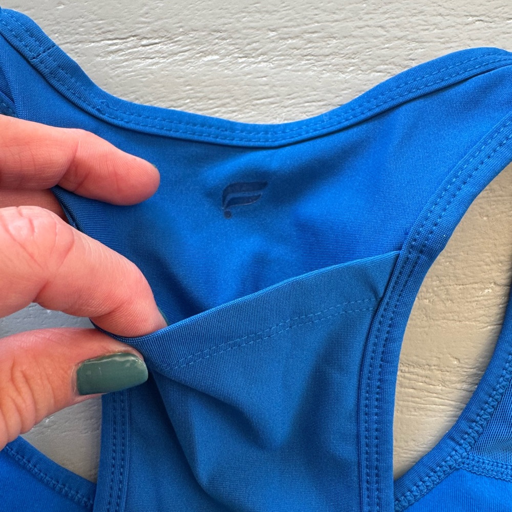 Fabletics Vibrant Blue Sports Bra - Picture 4 of 6